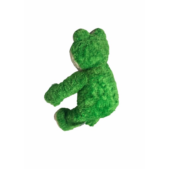 Build A Bear Friendly Frog 16" Plush Green Smiling Stuffed Animal BABW spring - Picture 5 of 9
